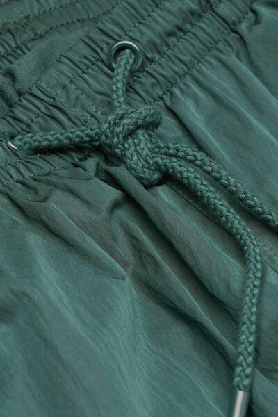 Green Solid-Colour Swim Shorts, , large image number 4