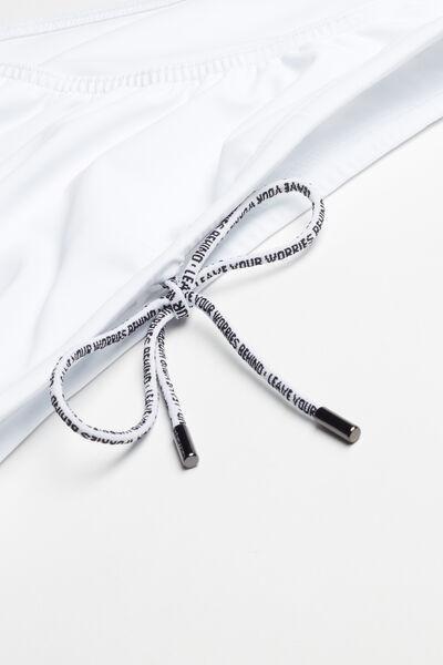 White - 001 - White Plain Swim Briefs, White, large image number 4