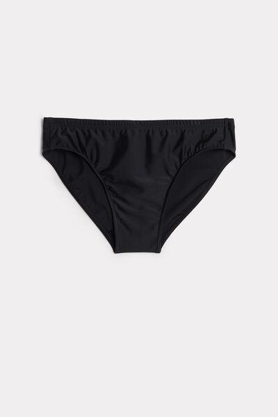 Black - 019 - Black Plain Swim Briefs, , large image number 2