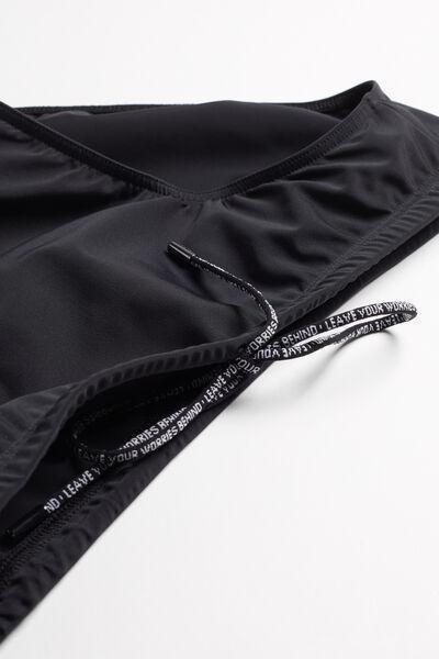 Black - 019 - Black Plain Swim Briefs, Black, large image number 4