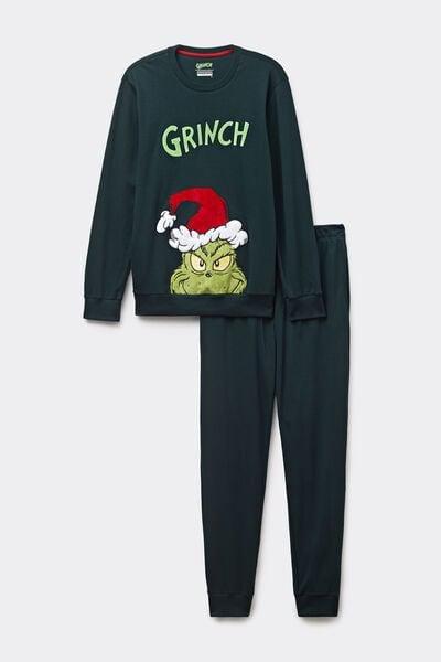 Green The Grinch Dr Seuss Cotton Pyjamas Set, , large image number 3