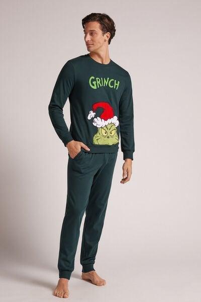 Green The Grinch Dr Seuss Cotton Pyjamas Set, , large image number 4
