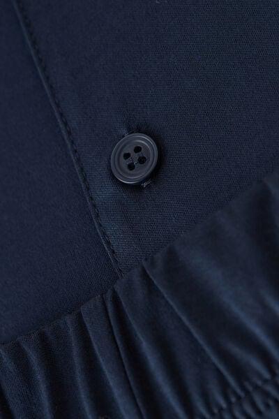 Blue Button-Up Pyjama Set, B601_490J, large image number 4