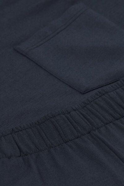 Blue Long Pyjama Set, , large image number 4