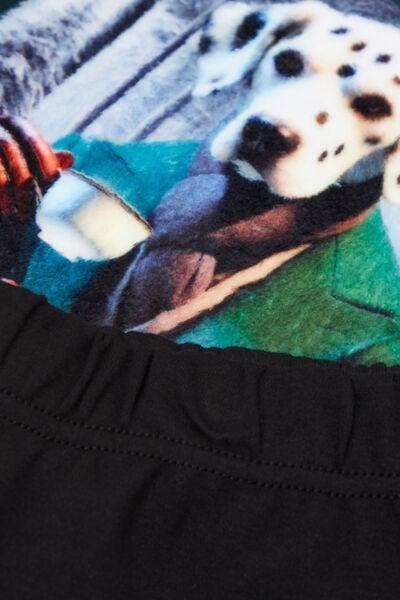 Green Dalmatian Print Cotton Pyjama Set, B601_132J, large image number 4