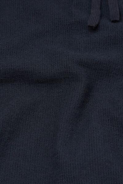 Midnight Blue Solid Lounge Shorts, , large image number 4