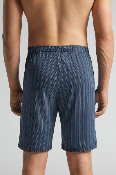 Blue Striped Shorts, B601_963I, large image number 3