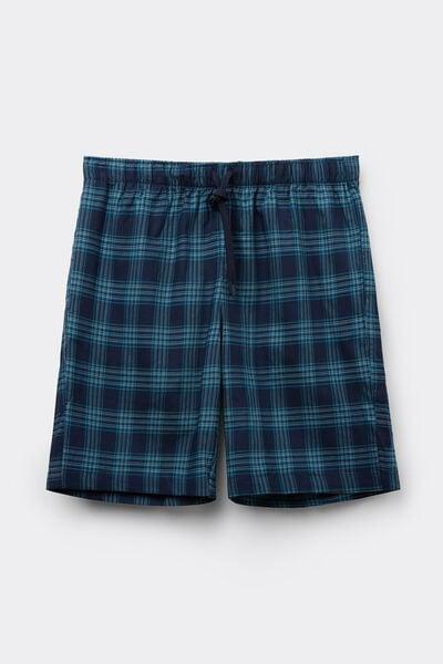 Blue Checked Shorts, B601_965J, large image number 2