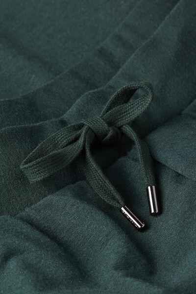Green Long Micromodel Trousers, , large image number 4