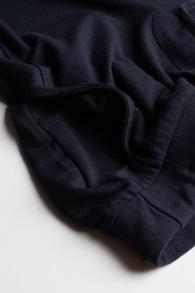 Blue Long Micromodel Trousers, , large image number 4