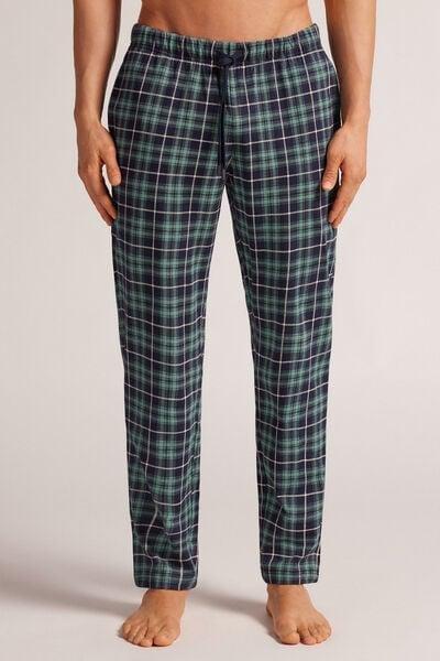 Multicolour Check Print Pants, , large image number 0