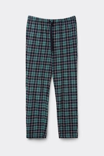 Multicolour Check Print Pants, , large image number 2