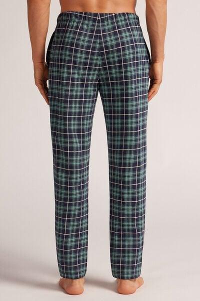 Multicolour Check Print Pants, , large image number 3