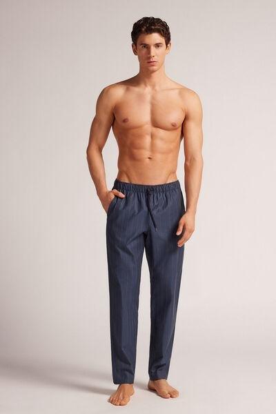 Navy Full-Length Pants, , large image number 1