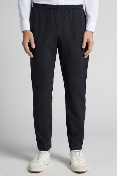 Black High-Performance Non-Iron Pants, Black, large image number 0