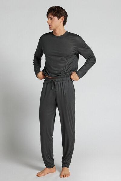 Grey Premium Soft Technology Pants, B601_4712, large image number 1