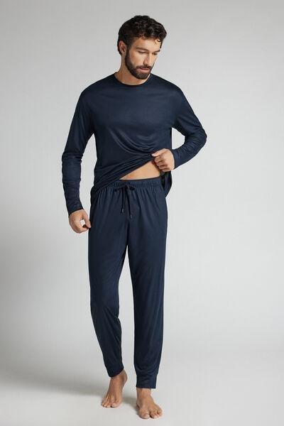 Navy Premium Soft Technology Pants, B601_490J, large image number 1