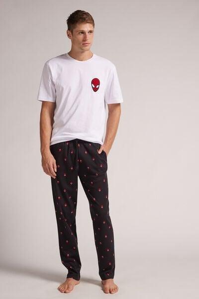 Multicolour Spider-Man Graphic Print Trousers, Men, , large image number 1