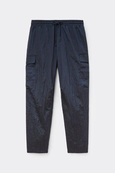 Navy Shine Cargo Pants, Intense Blue, large image number 2