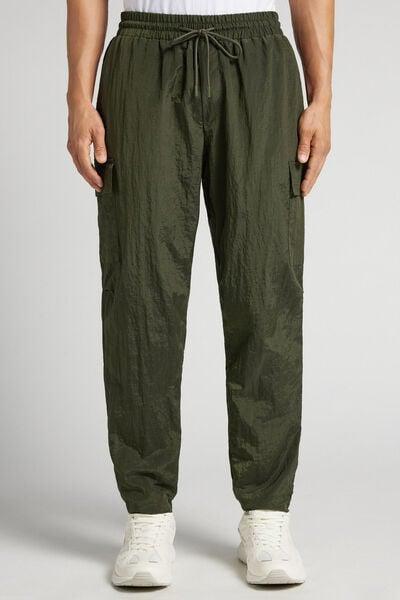 Green Shine Cargo Pants, B601_790J, large image number 0