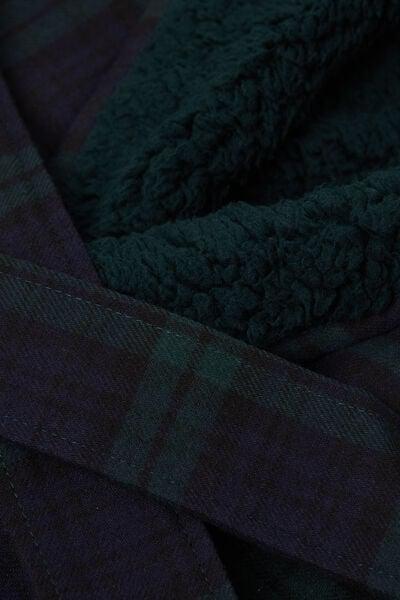 Blue Double Face Dressing Gown, B601_734J, large image number 3