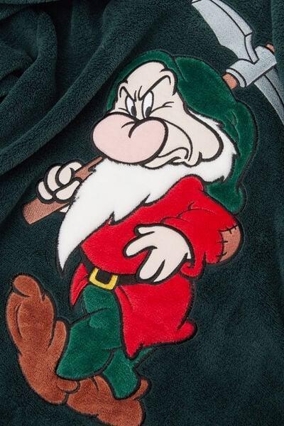 Green Disney Grumpy Fleece Bathrobe, B601_132J, large image number 4