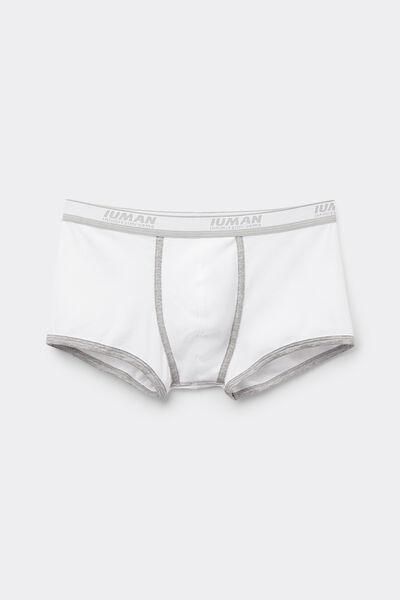 White Ribbed Boxers, , large image number 2