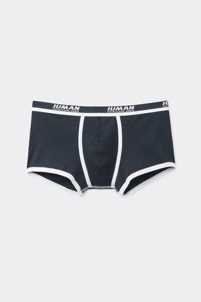 Navy Ribbed Boxers, , large image number 2