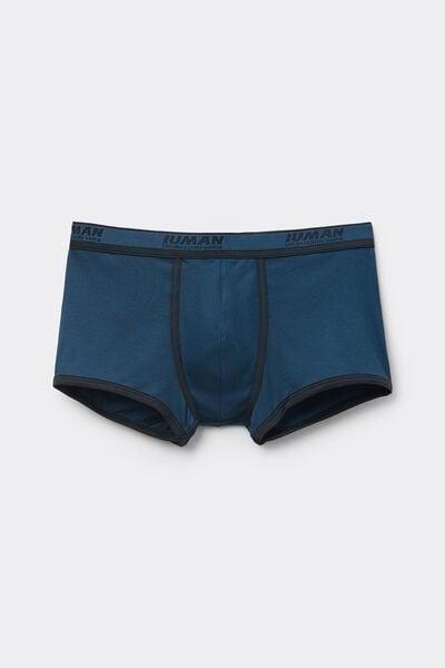 Navy Ribbed Boxers, , large image number 1