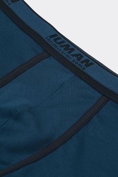 Navy Ribbed Boxers, , large image number 4