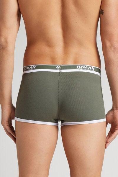 Green Ribbed Boxers, B601_935J, large image number 3