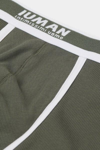 Green Ribbed Boxers, B601_935J, large image number 4