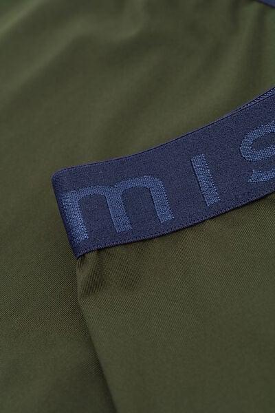 Green Elastic Boxer Shorts, , large image number 4