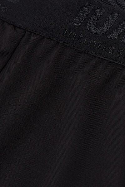 Black Long Microfibre Boxers, Black, large image number 4