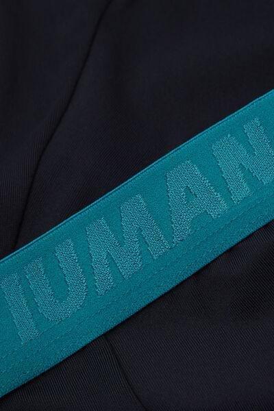 Navy Embroidered Marino Microfibre Boxers, B601_103K, large image number 4