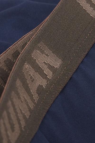 Navy / Brown Elastic Waist Boxers, B601_235K, large image number 4