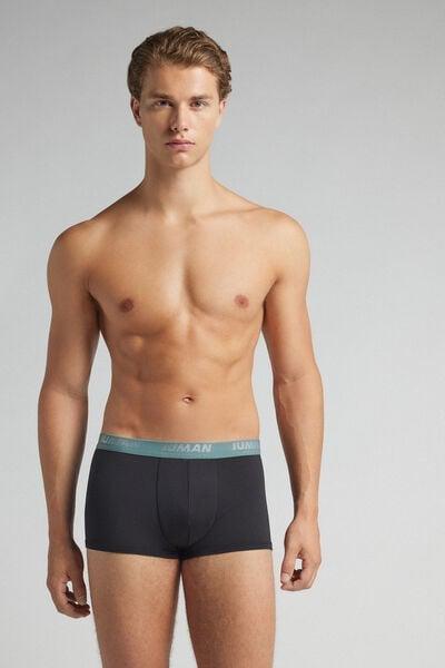 Black Logo Print Boxers, B601_977J, large image number 1