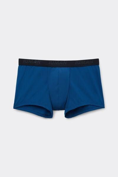 Navy Logo Print Boxers, B601_978J, large image number 2