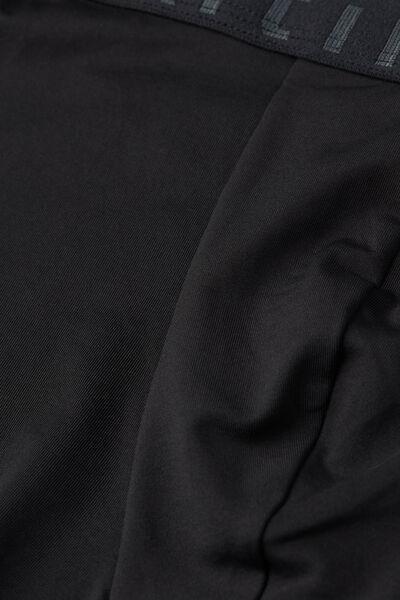 Black Long Microfibre Boxers, , large image number 4
