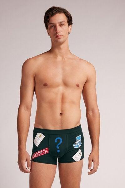 Green Monopoly Stretch Boxers, B601_132J, large image number 1