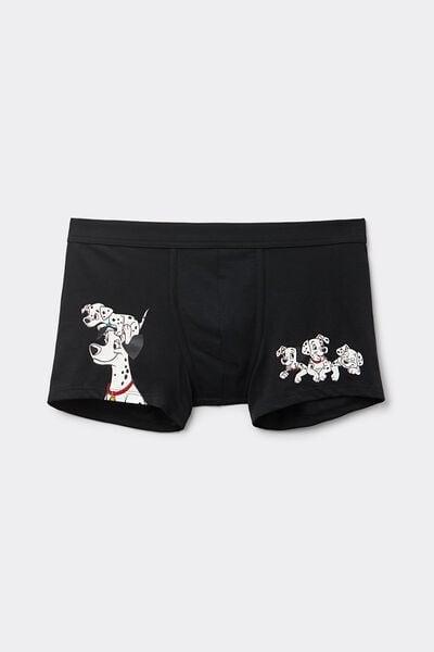 Black Animal Print Boxers, , large image number 1