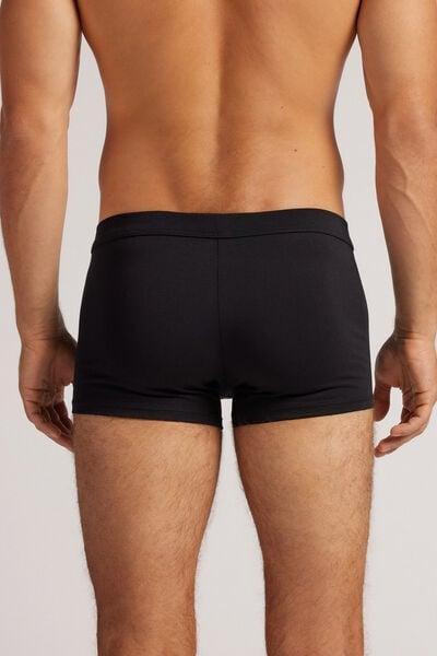 Black Animal Print Boxers, , large image number 3