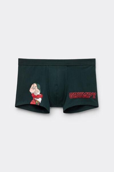 Green Grumpy Print Superior Cotton Boxers, B601_132J, large image number 2
