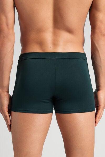 Green Grumpy Print Superior Cotton Boxers, B601_132J, large image number 3