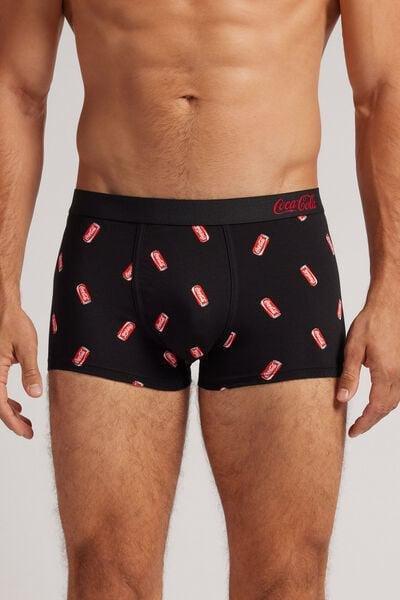Black Graphic Print Boxers, B601_748J, medium