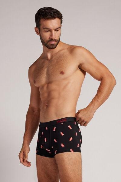 Black Graphic Print Boxers, B601_748J, large image number 1