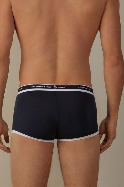 Blue Superior Cotton Boxers, , large image number 3
