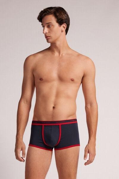 Navy Superior Cotton Boxers, , large image number 1