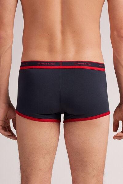 Navy Superior Cotton Boxers, , large image number 3