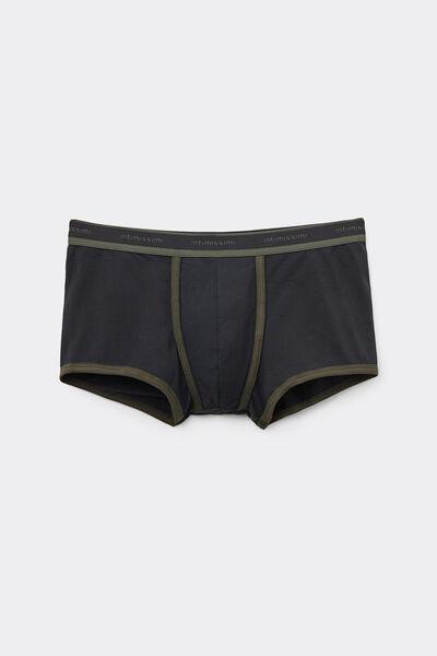Black Boxer Shorts 824J, , large image number 2